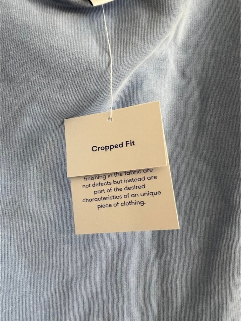 NWT Joy Lab Cropped Sweatshirt Women's XXL Blue Athleisure Workout Lounge Yoga - Picture 3 of 9